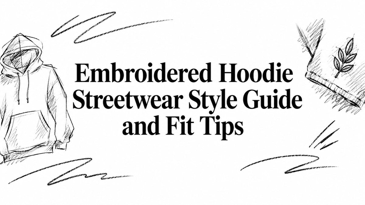 Embroidered Hoodie Streetwear Style Guide and Fit Tips