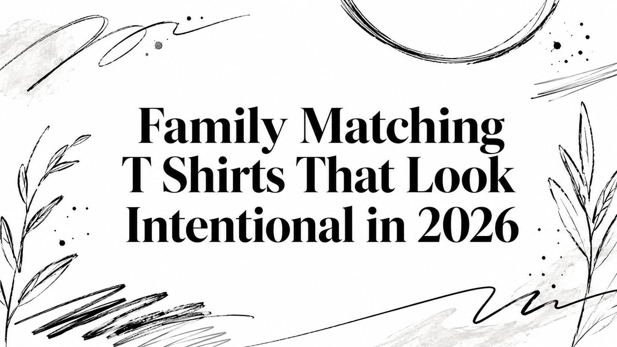 Family Matching T Shirts That Look Intentional in 2026