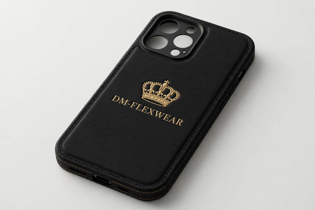 DM-FlexWear Crown iPhone Case – Black