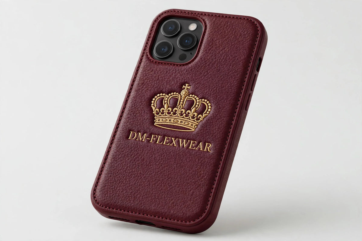 DM-FlexWear Crown iPhone Case – Bordo