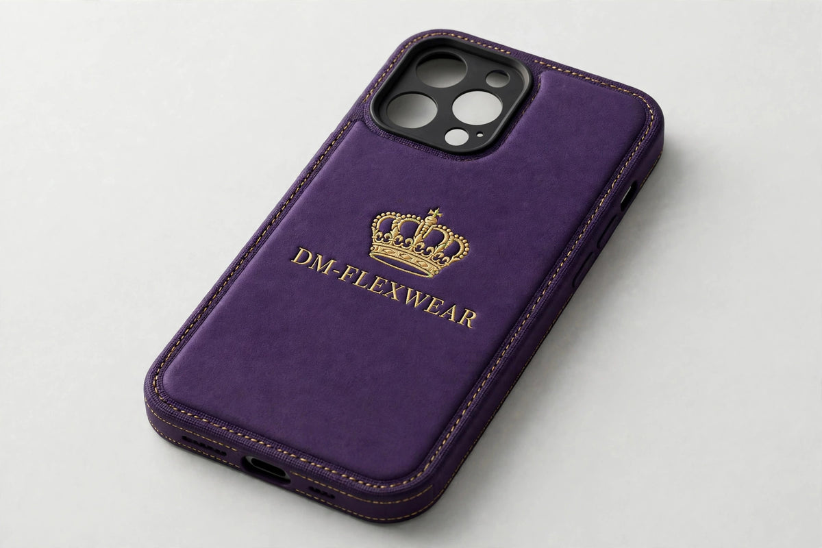 DM-FlexWear Crown iPhone Case – Purple