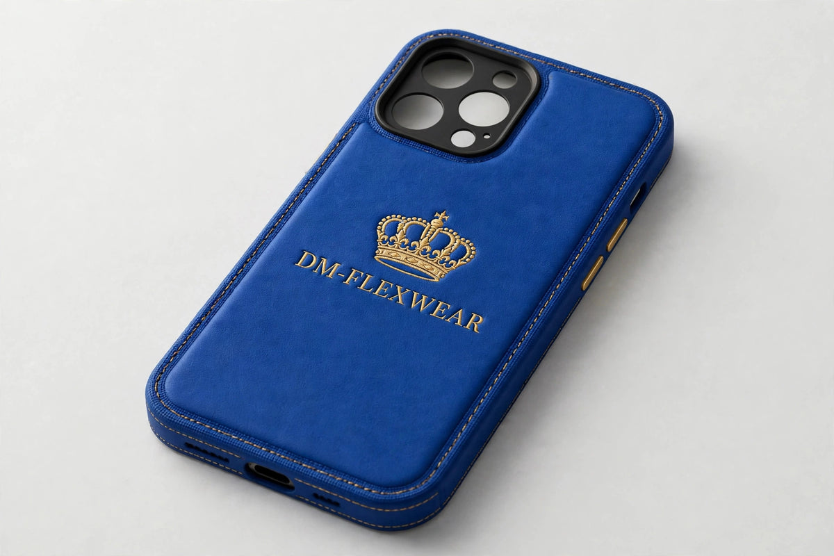 DM-FlexWear Crown iPhone Case – Royal Blue