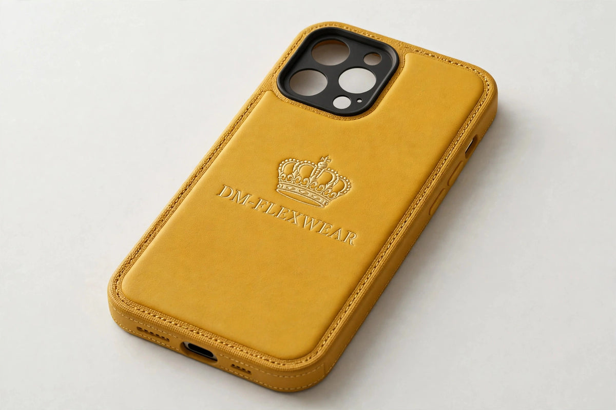 DM-FlexWear Crown iPhone Case – Yellow