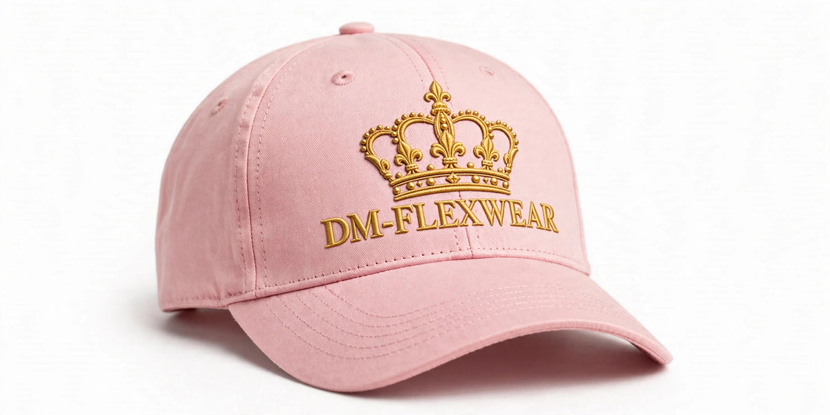 DM-FlexWear Gold Crown Cap – Pink
