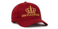 DM-FlexWear Gold Crown Cap – Red