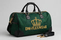 DM-FlexWear Crown Embroidered Duffle Bag — Green