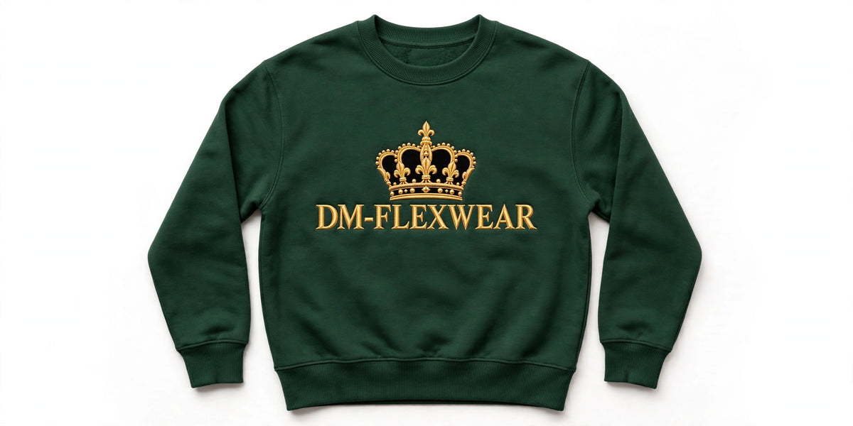 DM-FlexWear Gold Crown Sweatshirt – Green