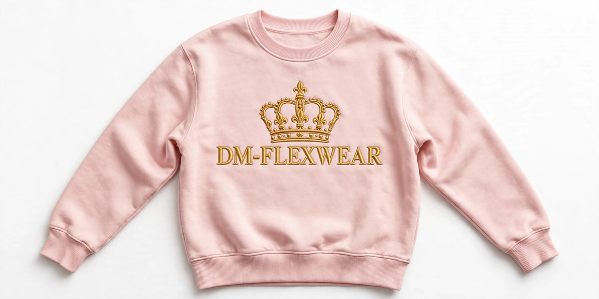 DM-FlexWear Gold Crown Sweatshirt – Pink