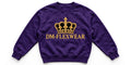 DM-FlexWear Gold Crown Sweatshirt – Purple