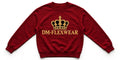 DM-FlexWear Gold Crown Sweatshirt – Red