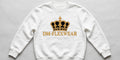 DM-FlexWear Gold Crown Sweatshirt – White