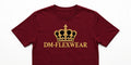 DM-FlexWear Gold Crown T-Shirt – Burgundy