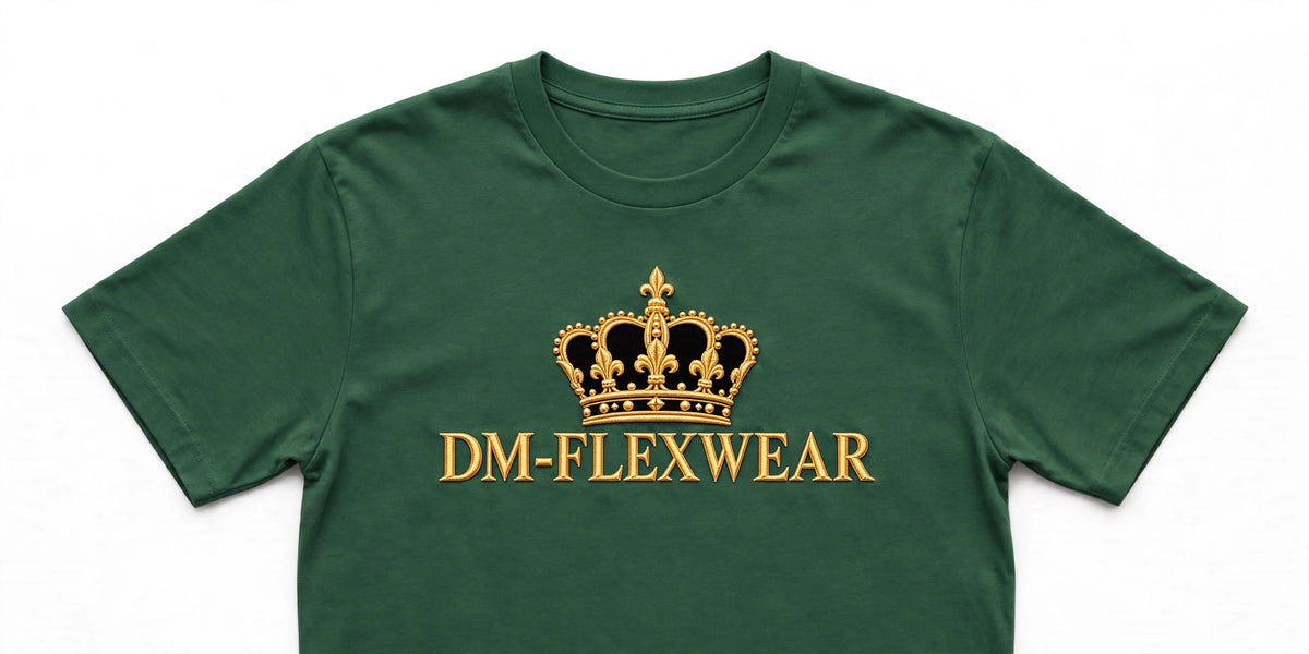 DM-FlexWear Gold Crown T-Shirt – Green