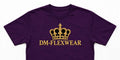 DM-FlexWear Gold Crown T-Shirt – Purple