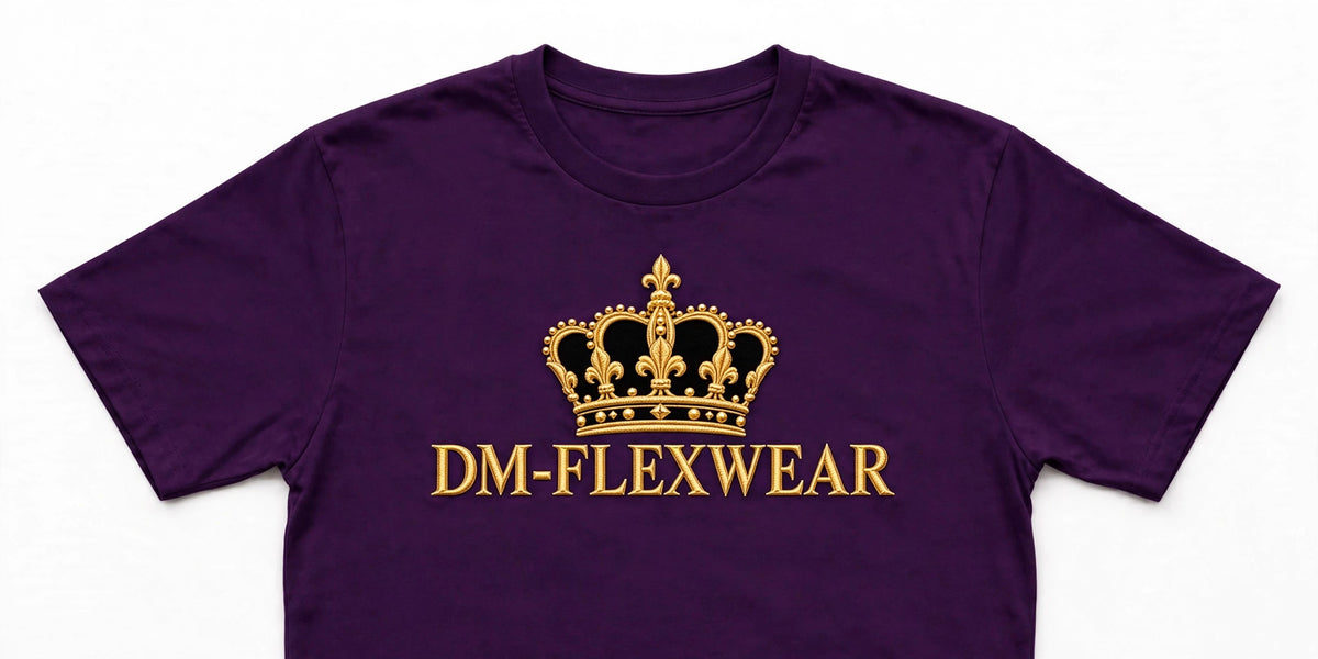 DM-FlexWear Gold Crown T-Shirt – Purple