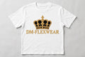 DM-FlexWear Gold Crown T-Shirt – White