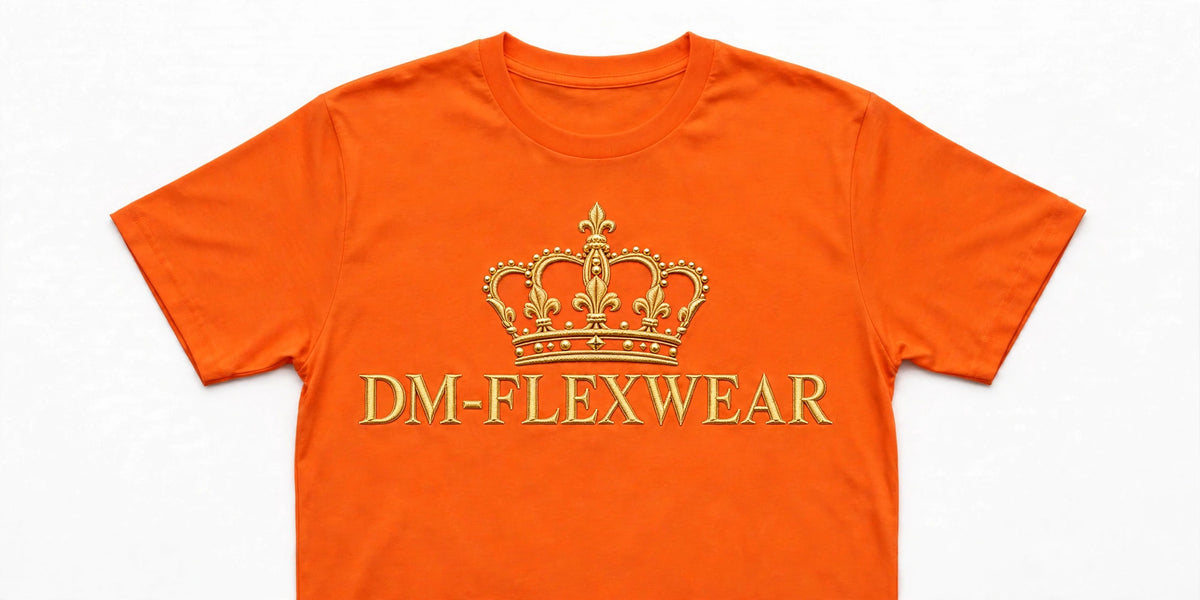 DM-FlexWear Gold Crown T-Shirt – Orange