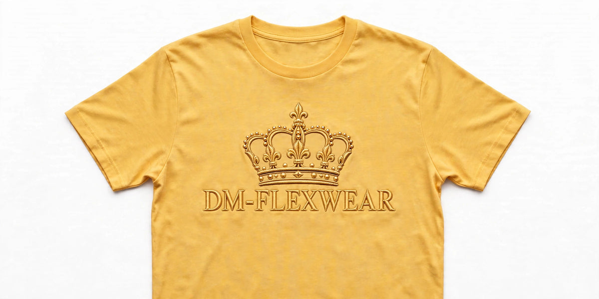 DM-FlexWear Gold Crown T-Shirt – Yellow